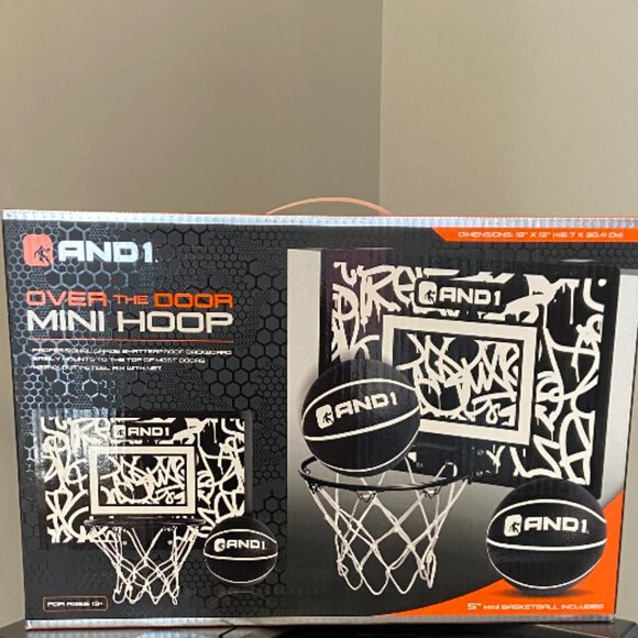 AND 1 Over the Door Mini Hoop - Picture 1 of 4